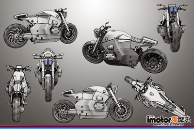 宝马概念摩托车-Urban Racer Concept